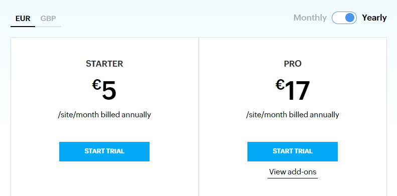 Zoho pricing