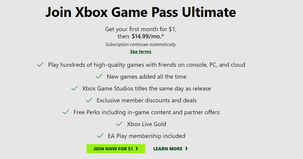 Xbox Cloud Gaming Pricing - Best Cloud Gaming Service